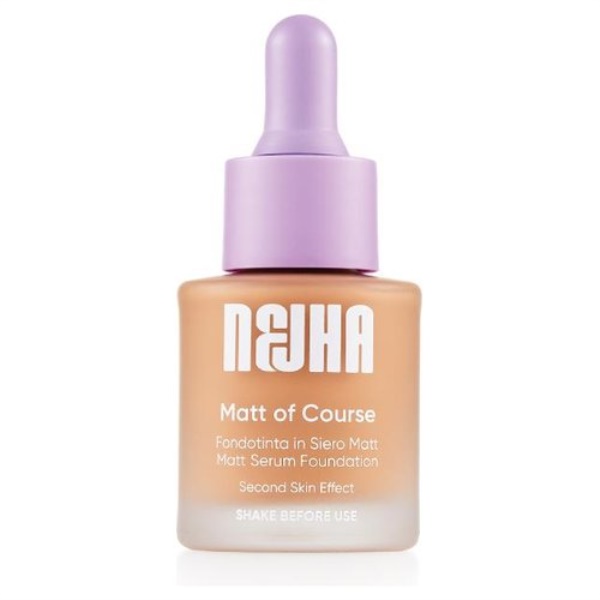 Fondotinta Nejha Matt of course  matt W08 Toffee