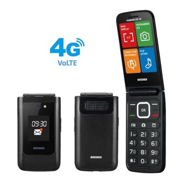 Cellulare Brondi 10282080 MAGNUM XXL Dual SIM Gunmetal grey