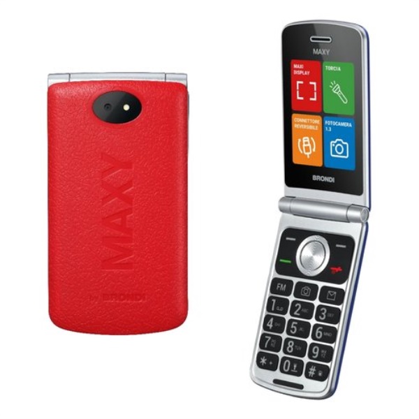 Cellulare Brondi 10283002 MAXY Dual SIM Red
