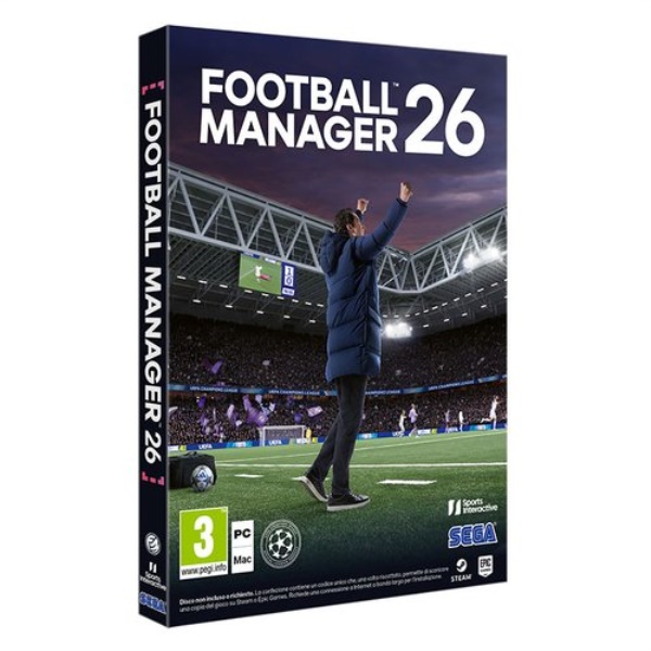 Videogioco Sega 1186110 PC GAME Football Manager 2026