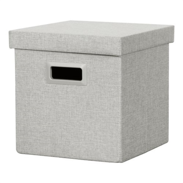 Scatola salvaspazio Amicasa SNH 013 pieghevole Grigio chiaro