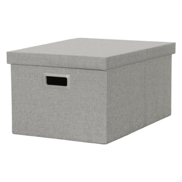 Scatola salvaspazio Amicasa SNH 005 pieghevole Grigio chiaro