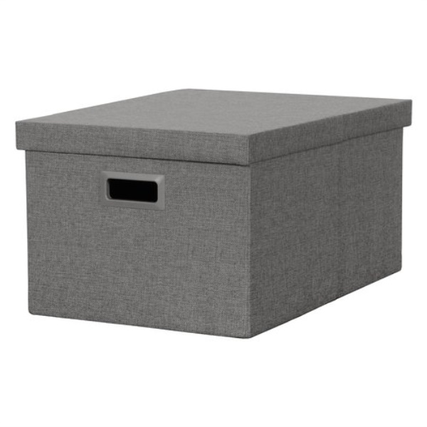 Scatola salvaspazio Amicasa SNH 005 pieghevole Grigio scuro