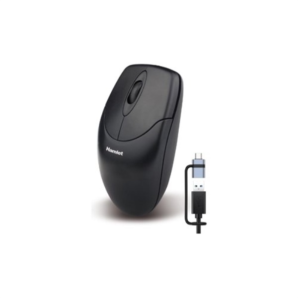 Mouse Hamlet XMICEU2 CX USB Black