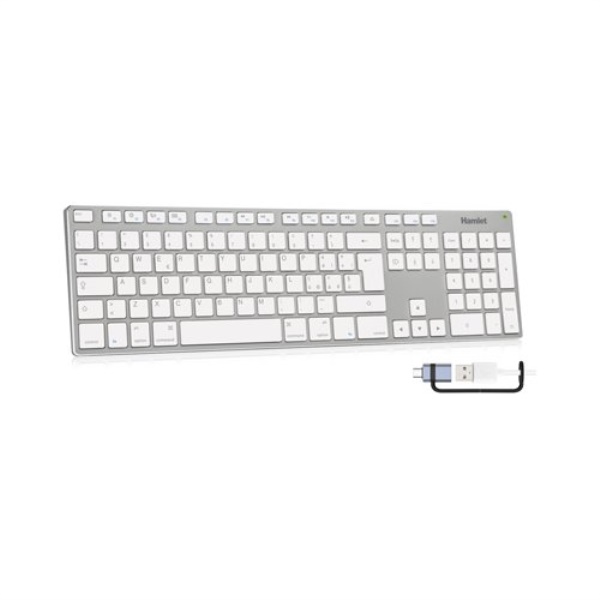 Tastiera computer Hamlet XKKITA MCX Mac Board Silver