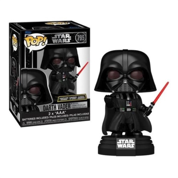 Personaggio collezione Funko 86454 POP STAR WARS Darth Vader Light & S