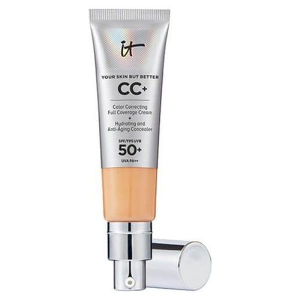 Your skin but better cc+ cream foundation spf50+ ium tan It Cosmetics