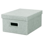 Amicasa - Scatola salvaspazio Amicasa SNH 003 pieghevole Verde chiaro