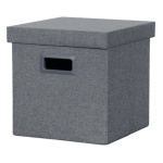 Amicasa - Scatola salvaspazio Amicasa SNH 013 pieghevole Blu