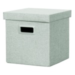 Amicasa - Scatola salvaspazio Amicasa SNH 013 pieghevole Verde chiaro