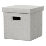 Amicasa - Scatola salvaspazio Amicasa SNH 013 pieghevole Grigio chiaro