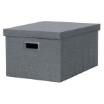 Amicasa - Scatola salvaspazio Amicasa SNH 005 pieghevole Blu