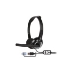 HAMLET - Cuffie microfono filo Hamlet HHEADMUS CX SMART USB Black e Silver