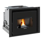 Extraflame - Caminetto Extraflame 1290750 COMFORT P85 Plus 3 motori Black