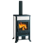 Nordica - Stufa legna Nordica 3004101 ROSSELLA R1.16 Ceramica White