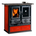 Nordica - Cucina legna Nordica 3003850 ROSETTA 5.0 VST.16 Ceramica Bordeaux