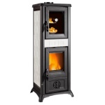 Nordica - Stufa legna Nordica 3009301 GEMMA FORNO .16 Ceramica White