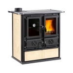 Nordica - Cucina legna Nordica 3003952 ROSETTA Sinistra 5.0 VST.16 Ceramica Pann