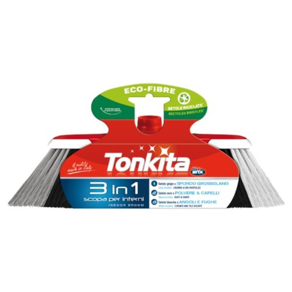 Scopa Tonkita TK616 3 in 1 Eco Fibre da interno