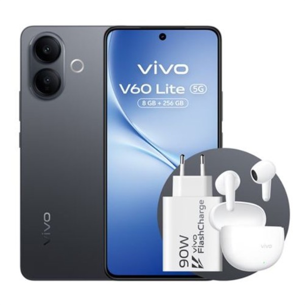 Smartphone Vivo 5671466 V60 LITE Bundle Buds Air3 Elegant black