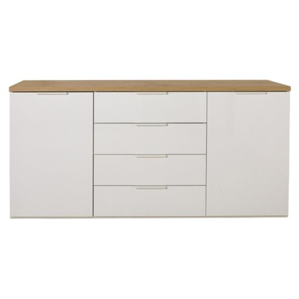 Madia Composad BS0369K77404 MUNDI Bianco e Rovere artisan