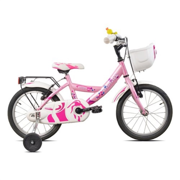 Bicicletta Legnano 5C671 BIMBA con rotelle Rosa e Azzurro
