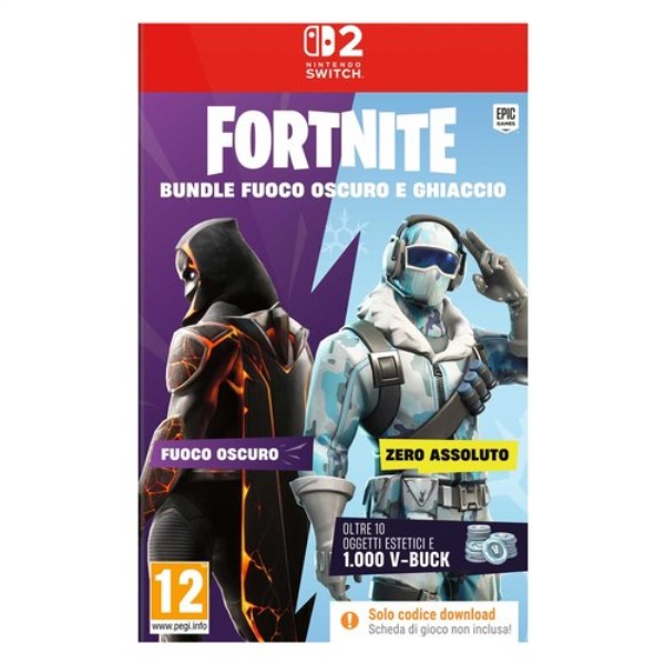 Videogioco Epic Games SWS20072 SWITCH 2 Fortnite Bundle Fuoco Oscuro e