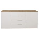 Composad - Madia Composad BS0369K77404 MUNDI Bianco e Rovere artisan