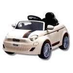 Biemme - Auto elettrica Biemme Bcs 1137 B FIAT 500 12V R C Bianco