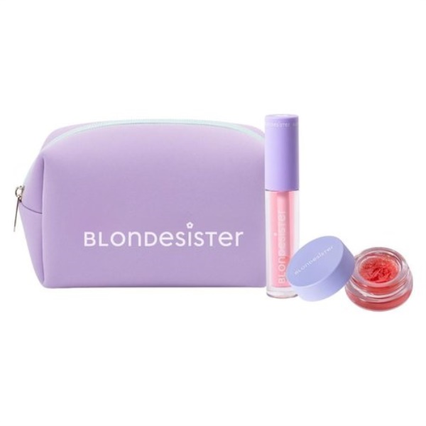 Cofanetto Make Up Blondesister Kit labbra lip oil + lip scrub