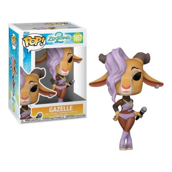 Personaggio collezione Funko 86639 POP ANIMATION Zootopia 2 Gazelle 16