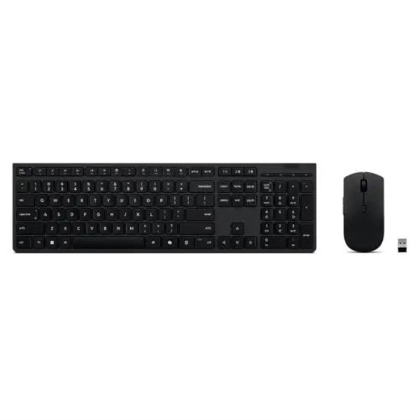Tastiera e mouse Lenovo 4X31R64334 PROFESSIONAL Rechargeable Black