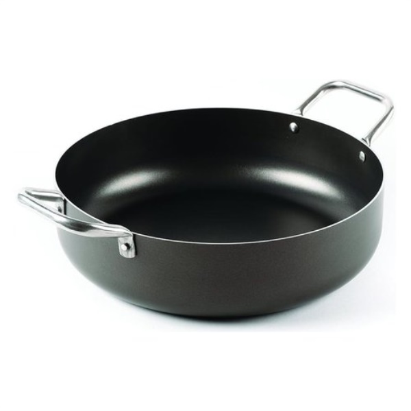 Tegame Domo D94TE3600 CHEF LINE 2 manici acciaio Grigio scuro