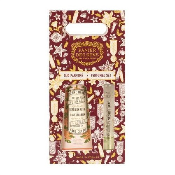 Crema mani Panier des Sens Panier des sens set natalizio 25 geranio