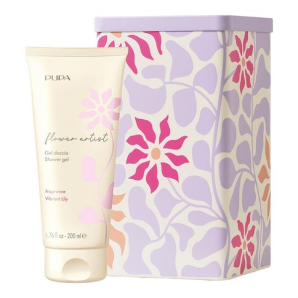 Set regalo Pupa Pupa flower artist latte doccia vibrant lily 