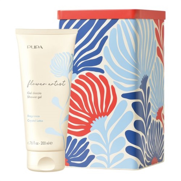 Set regalo Pupa Pupa flower artist latte doccia crystal lotus 