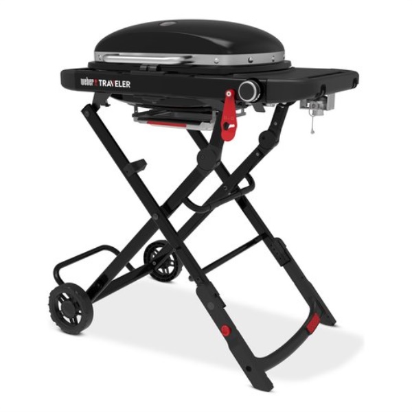 Barbecue GPL Weber 1501750 TRAVELER Compact pieghevole Nero