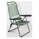 Metal F.A.R. - Sedia sdraio Metal F.A.R. LIPARI CORDONATA Verde salvia