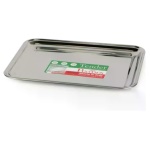 Pinti inox - Vassoio Pinti inox 53827240 TENDER PROFESSIONAL bordato Cromo