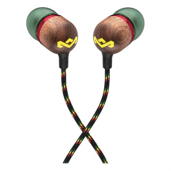 Auricolari microfono filo Marley EM JE042 RA SMILE JAMAICA USB C Rasta
