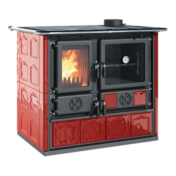 Cucina legna Nordica 3003470 ROSA VST.16 Bordeaux