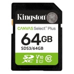 KINGSTON - Scheda di memoria Kingston SDS3 64GB CANVAS SELECT PLUS