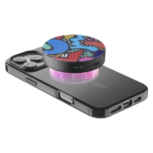 Power bank Cellular Line PBMAGROUND3000K MAG VIBE Black