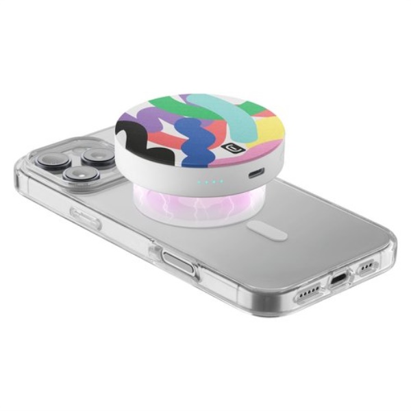 Power bank Cellular Line PBMAGROUND3000W MAG VIBE White