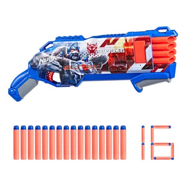 Fucile blaster Hasbro F9715 NERF Optimus Primal Elite Transformers 16c