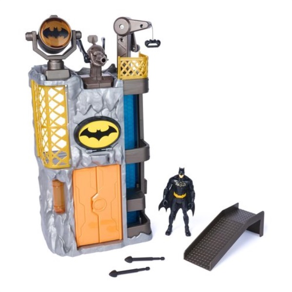 Playset personaggio Spin Master 6071203 BATMAN Batcaverna playset con 