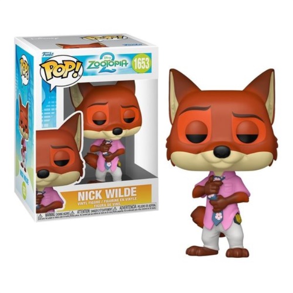 Personaggio collezione Funko 86635 POP DISNEY Zootopia 2 Nick Wilde 16