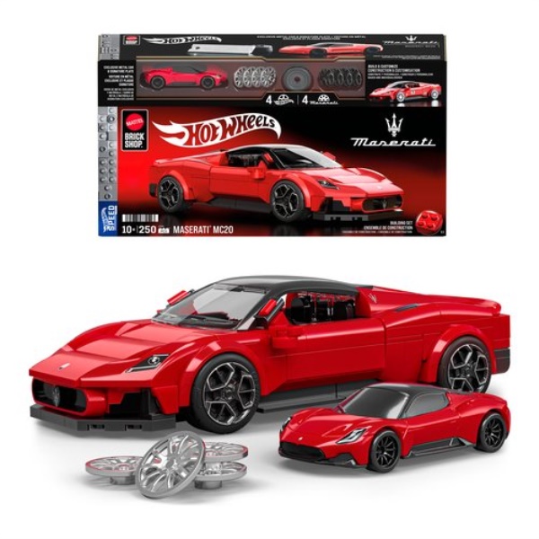 Costruzioni Mattel JFR90 BRICK SHOP HOT WHEELS SPEED Maserati MC20 1:3