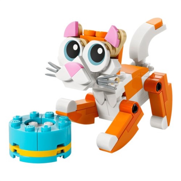 Costruzioni LEGO 30714 CREATOR 3 IN 1 Gatto arancione
