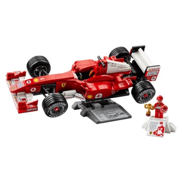 Costruzioni LEGO 11375 ICONS Ferrari F2004 e Michael Schumacher